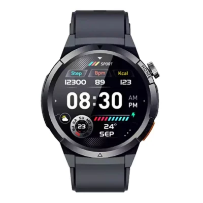 QCY Active GX – AMOLED Smartwatch ( Black, Silver )