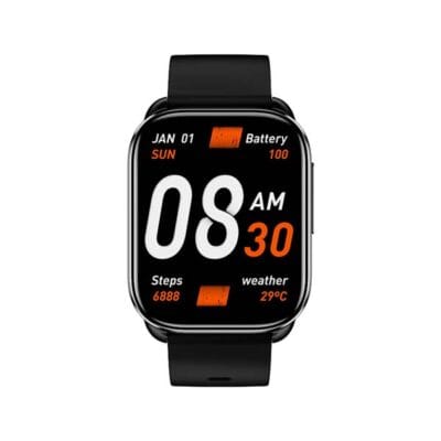 QCY GS – Smartwatch (Black, Silver)