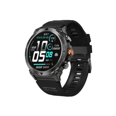 BLISBOND Titan Smartwatch – Smartwatch ( Black and Silver )