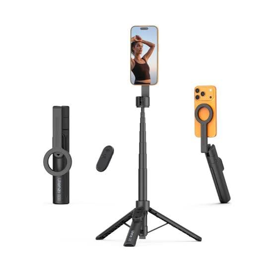 ULANZI SK26 Portable Selfie Stick with Phone Holder (1m) - Tripod ( Black )