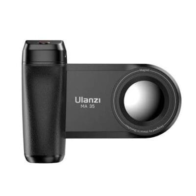 ULANZI MA35 Bluetooth Shutter Remote Grip with Mirror and MagSafe – Grip & Mount ( Black )