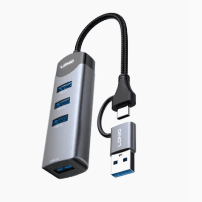 LDNIO DS-134U-1.2M 4-in-1 USB Hub