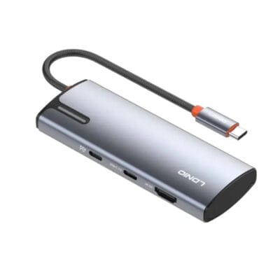 Buy the LDNIO DS-17H 7-in-1 USB-C Hub in Bangladesh from Digital Flagship Store Tekli – 100W PD, 4K HDMI, and high-speed USB 3.0 connectivity.