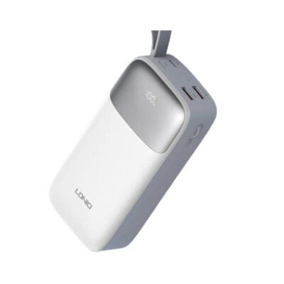 Buy the LDNIO PQ30 22.5W 30000mAh Power Bank in Bangladesh from Digital Flagship Store Tekli. Enjoy built-in cables, 22.5W fast charging, and an LED display!