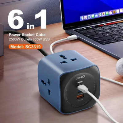 LDNIO SC3319 65W Cube Power Strip