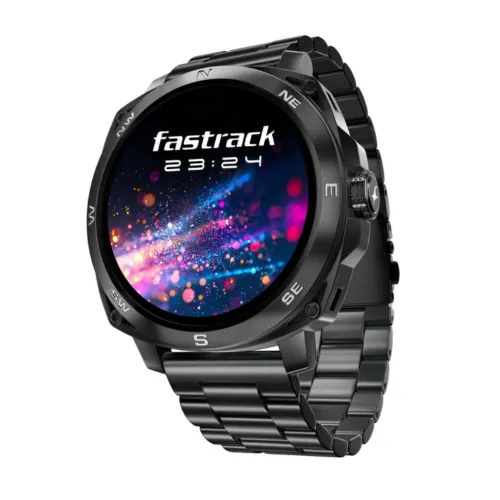 Fastrack Radiant FX 3 1.43 AMOLED Bluetooth Calling Smart Watch (Black)