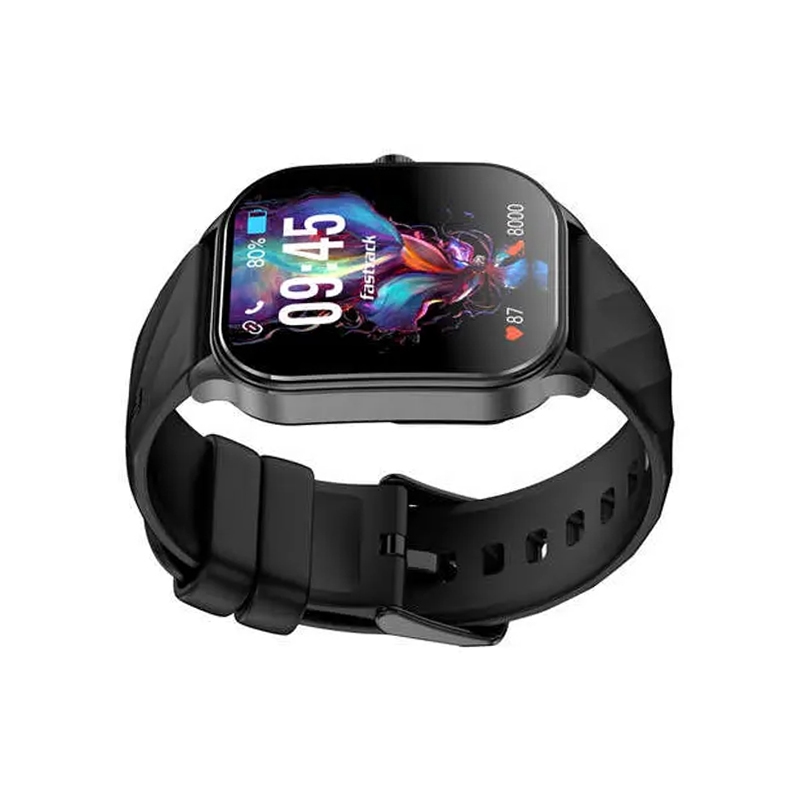 Fastrack Reflex Power 1.96 Super AMOLED Bluetooth Calling Smart Watch (Black)