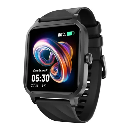 Fastrack Revoltt FS1 1.83 UltraVU HD Display Bluetooth Calling Smart Watch (Black)