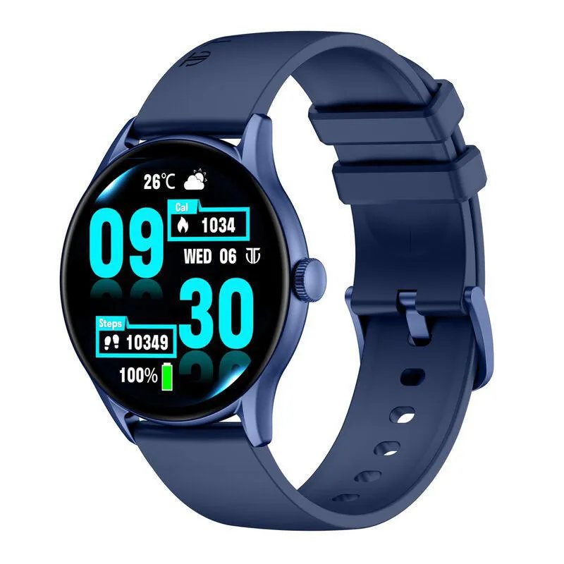 Titan Evoke 2.0 1.43" AMOLED Bluetooth Calling Smart Watch (Blue,Brown) - Image 2