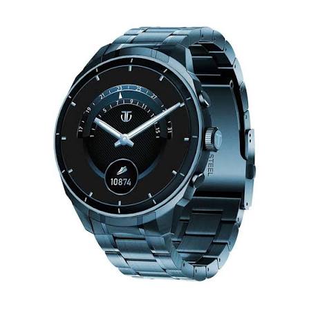 Titan Heritage 1.43 AMOLED Bluetooth Calling Smart Watch (Blue)